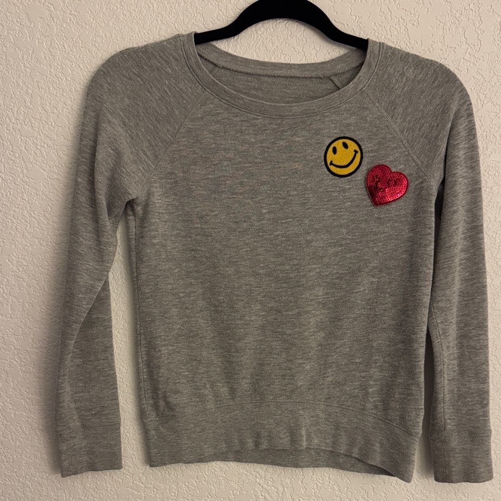 Justice Gray Knit Top
